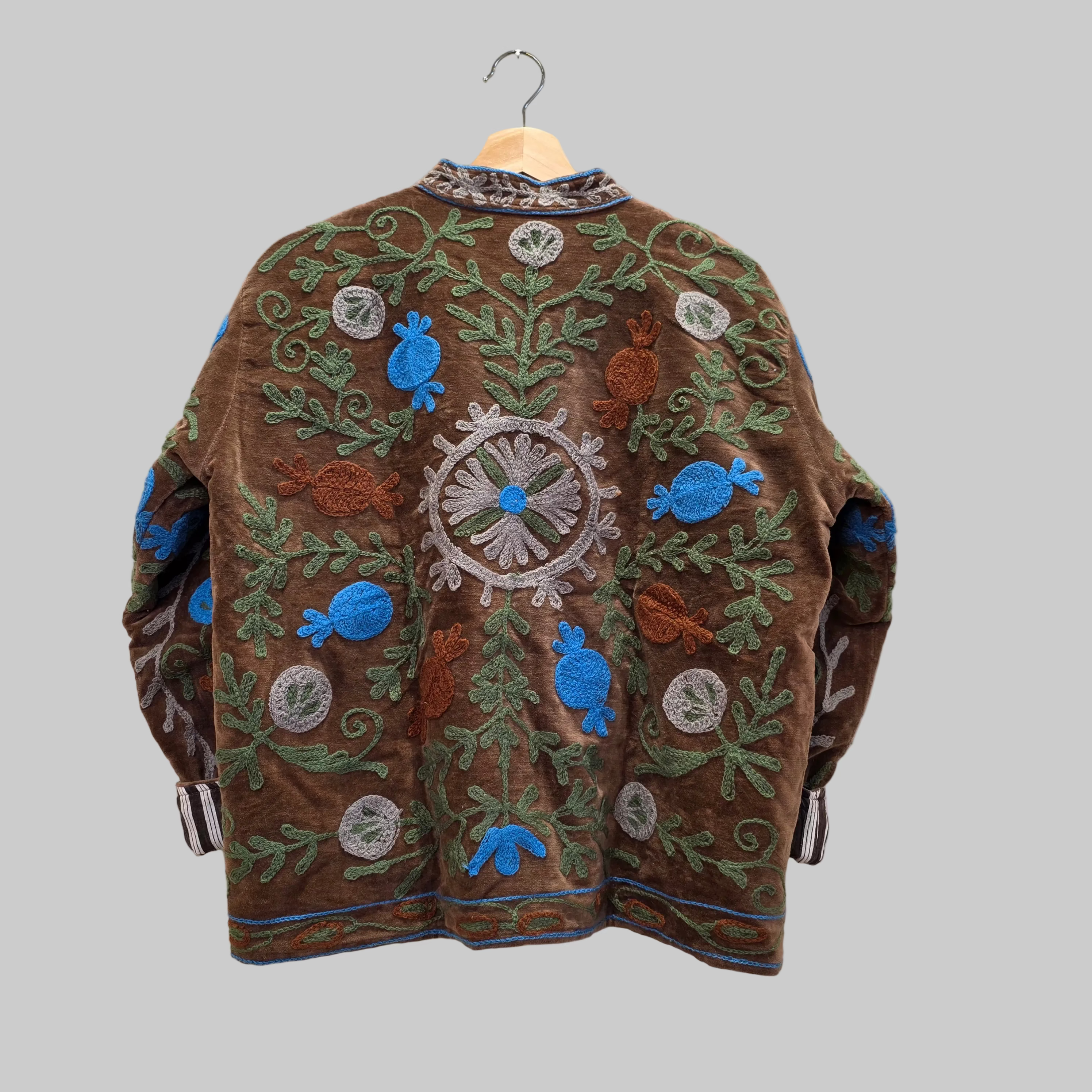 Pomegranate Velvet Suzani jacket