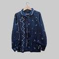 Blue grey Bandhani Shirt