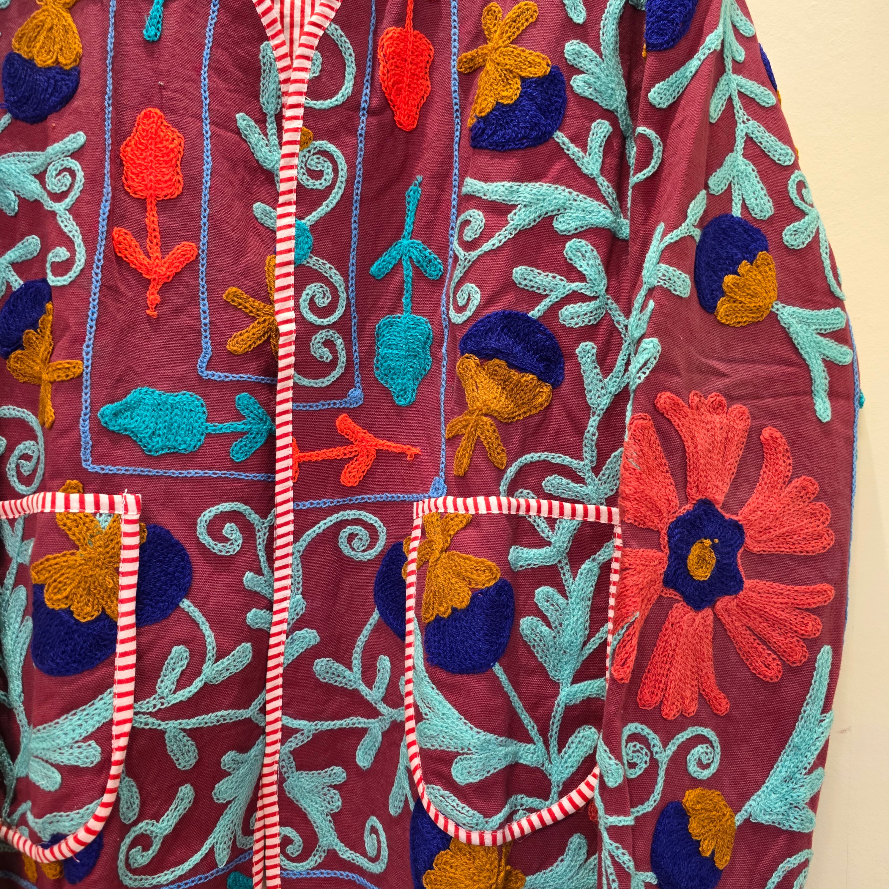 Cotton Suzani jackets,Kimono style