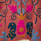 Parrot Jute Suzani jacket