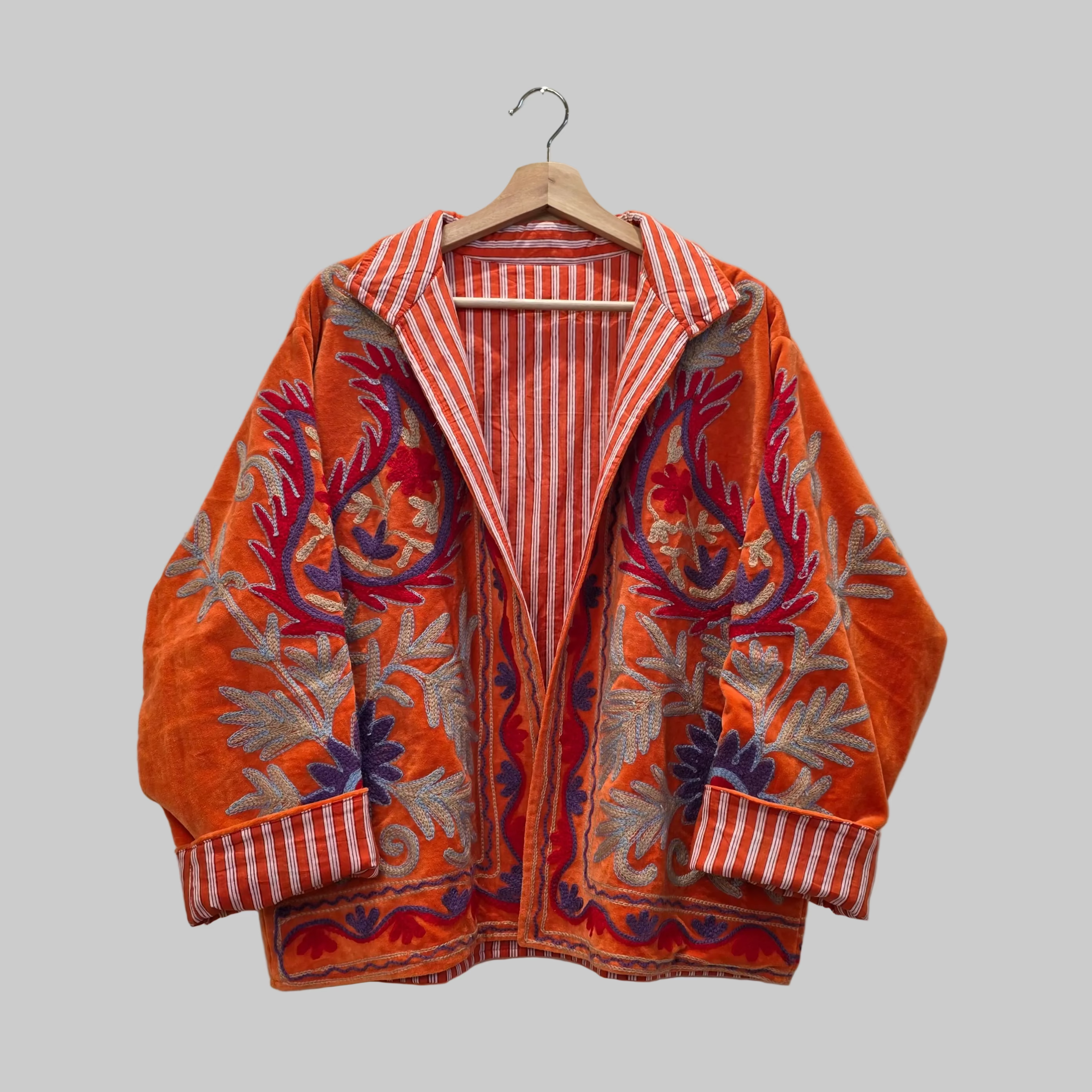 Mango Velvet Suzani jacket