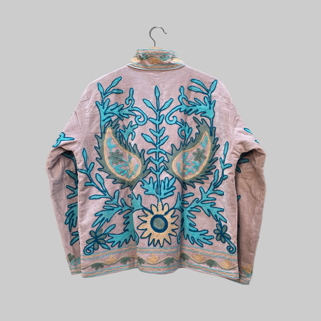 Mango Velvet Suzani jacket