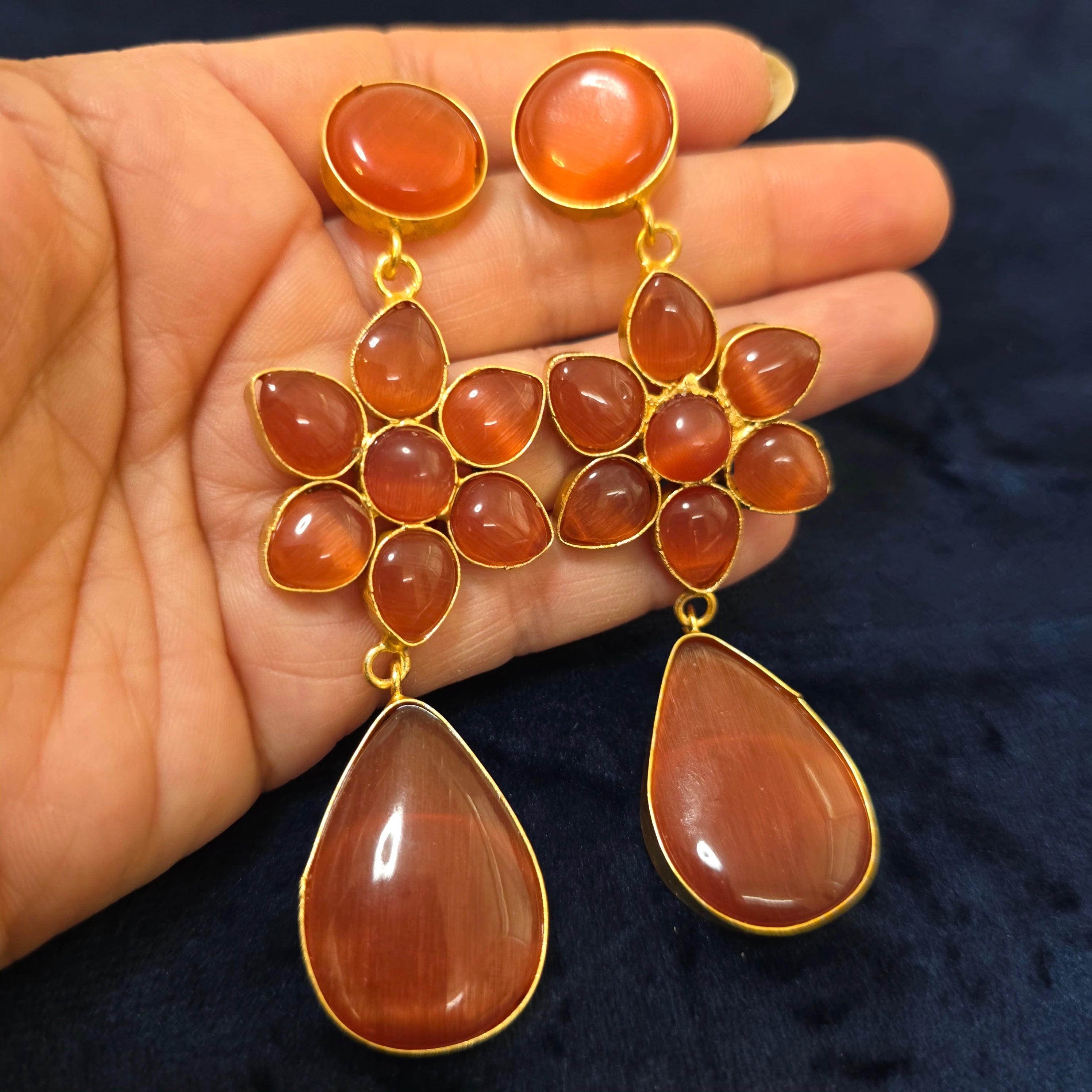 Flower Drop Earrings