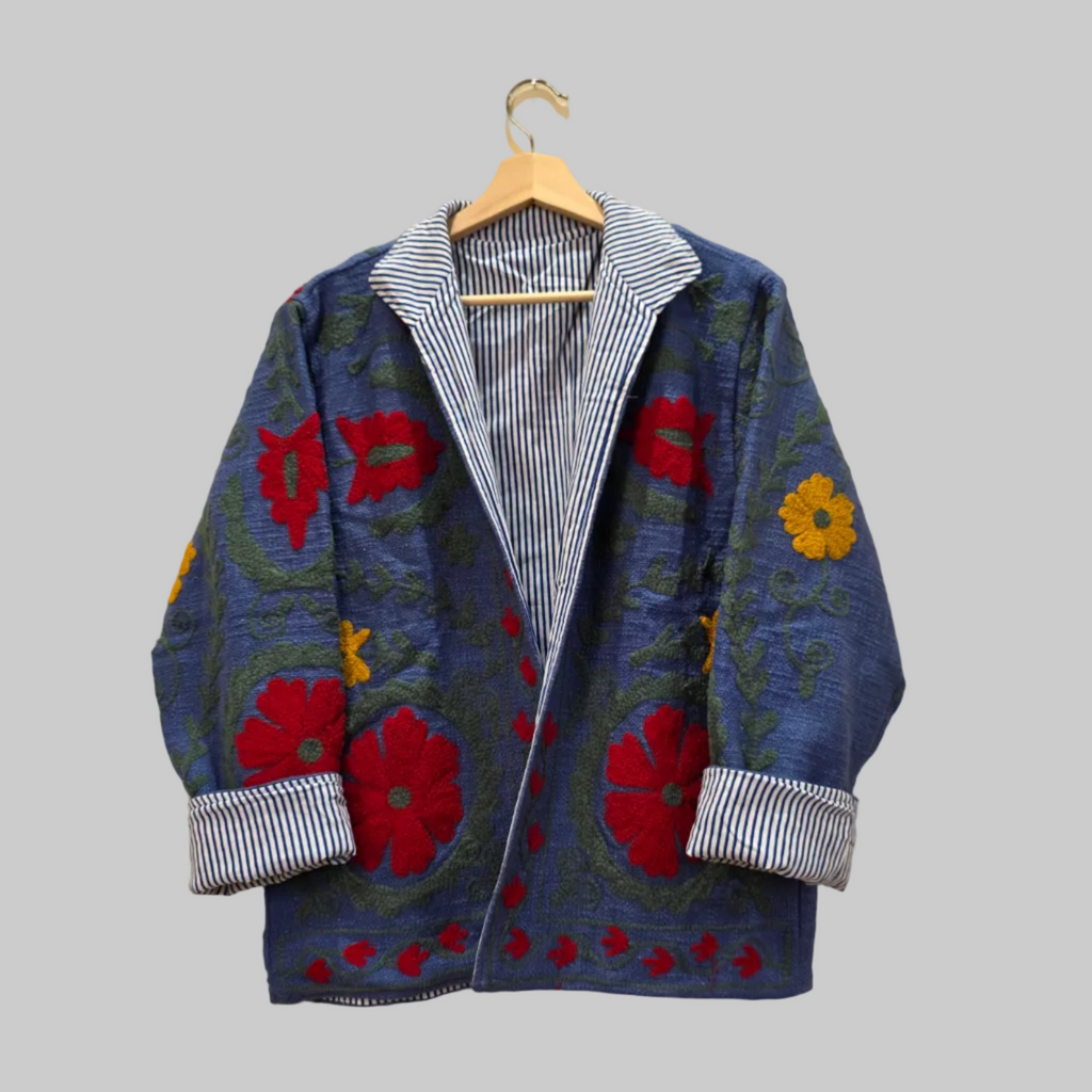 Chakra Jute Suzani jacket