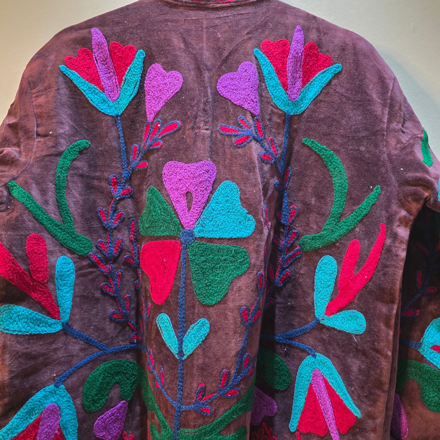 Wild Flower Velvet Suzani jacket