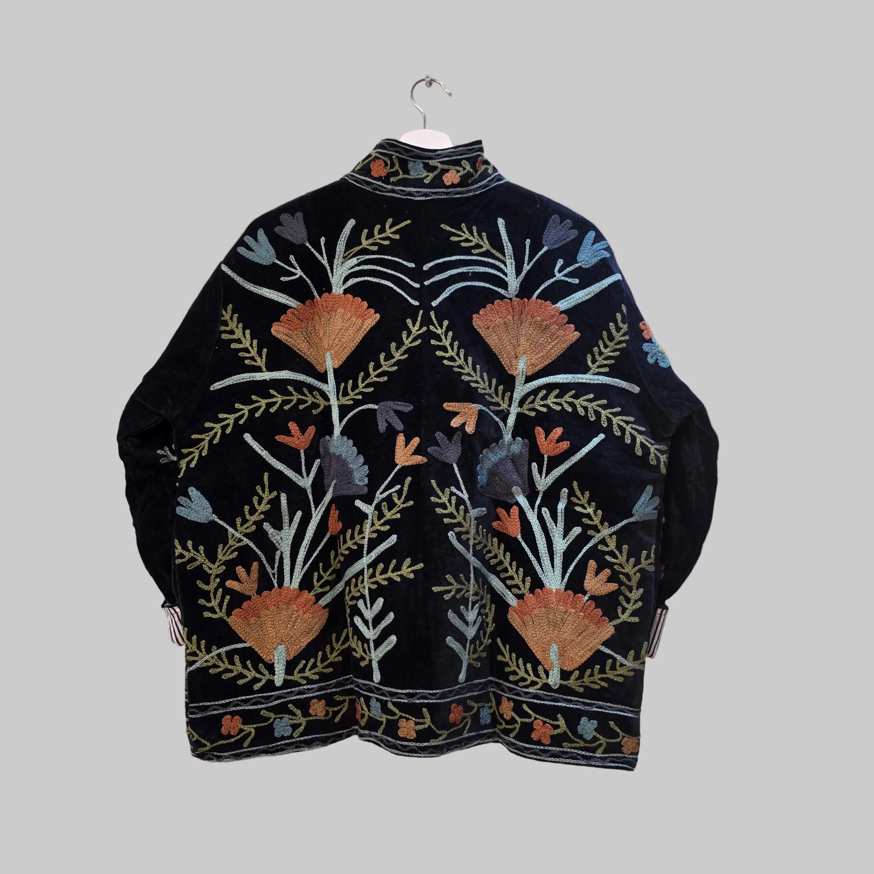 Flower Velvet Suzani jacket