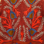Flower Jute Suzani jacket