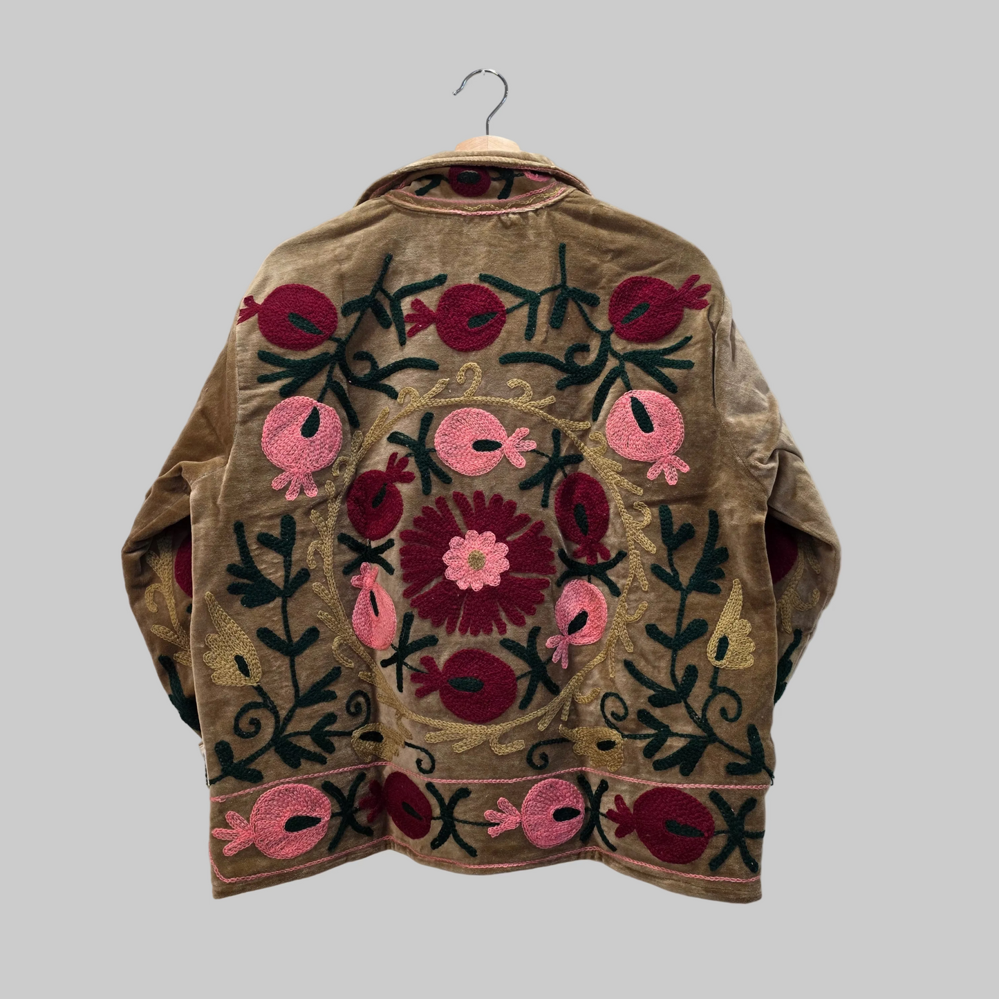 Pomegranate Velvet Suzani jacket