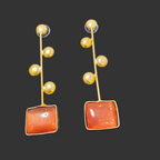 Rectangle hanging Earrings