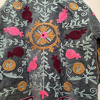Pomegranate Velvet Suzani jacket