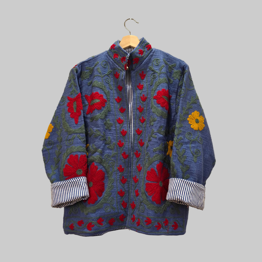 Chakra Jute Suzani jacket