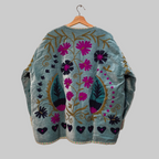 Mango Velvet Suzani jacket