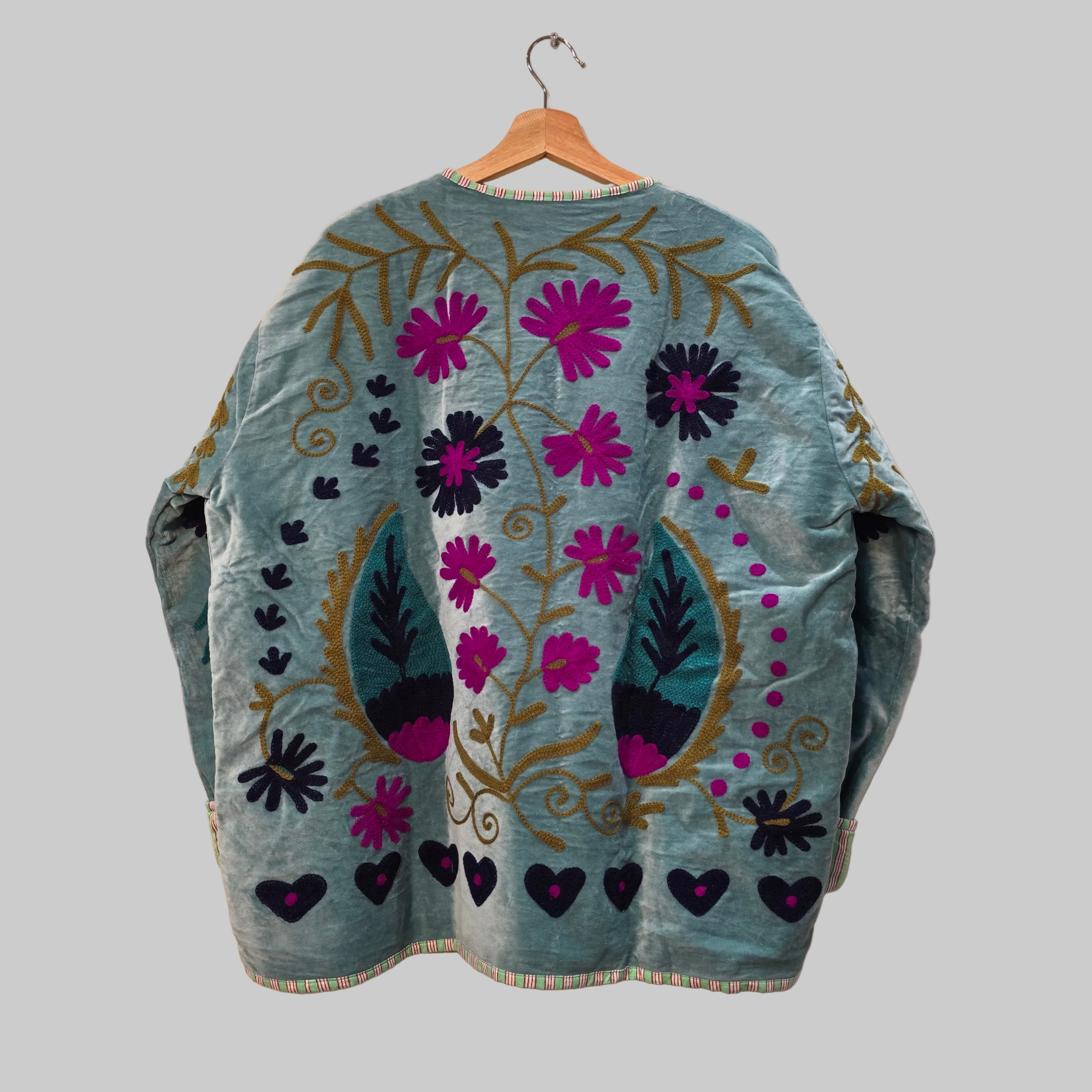 Mango Velvet Suzani jacket
