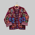 Pomegranate Velvet Suzani jacket