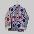 Summer Flower Velvet Suzani jacket