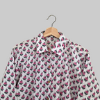 Cotton Handblock print shirt