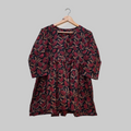Cotton handblock(Bagru print) peplum top