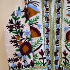 Flower Jute Suzani jacket