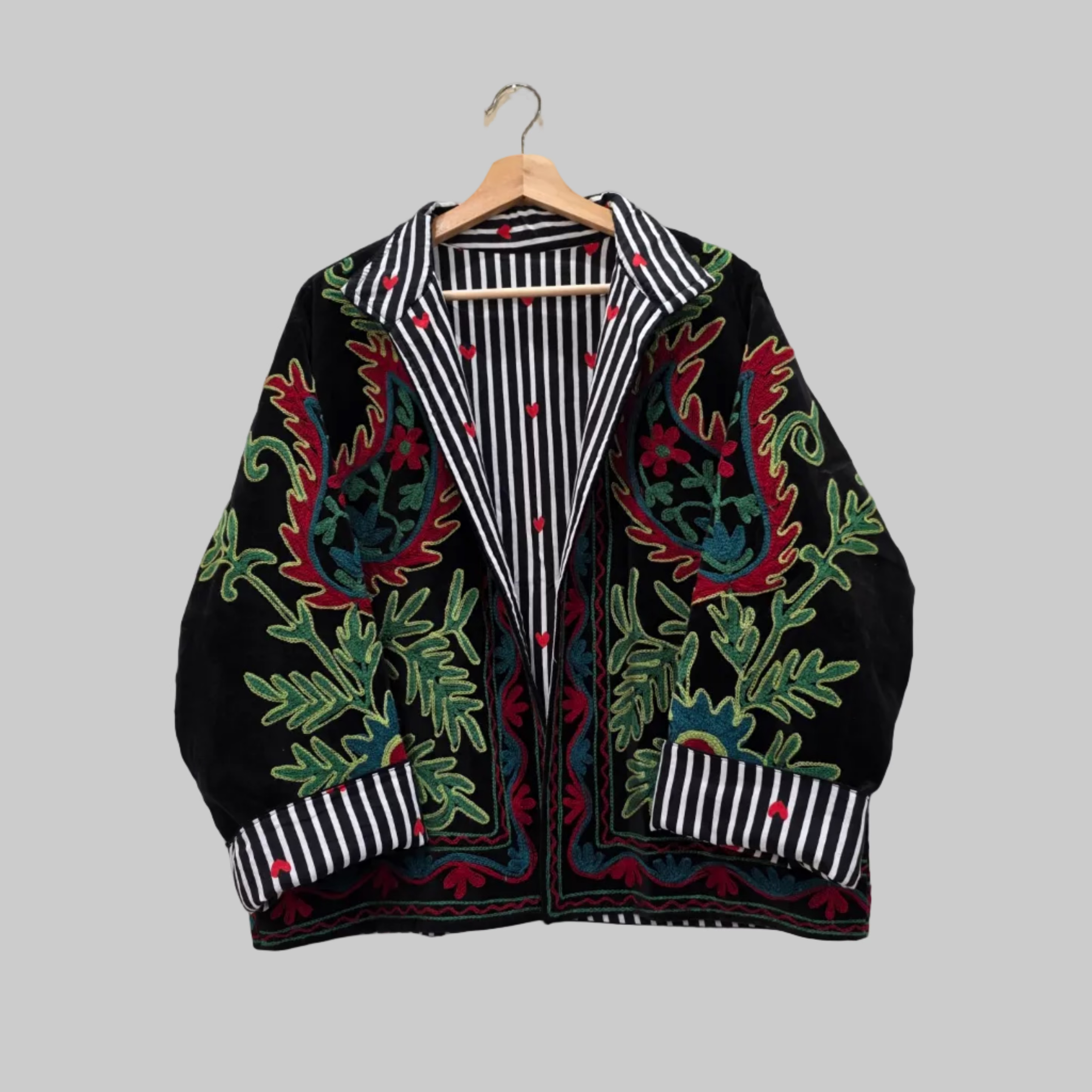 Mango Velvet Suzani jacket