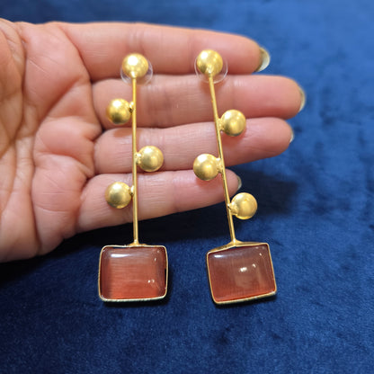 Rectangle hanging Earrings