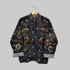 Flower Jute Suzani jacket