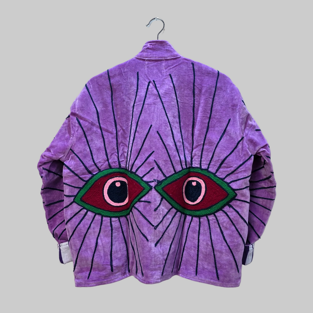 Eyes Velvet Suzani jacket
