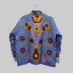 Parrot Jute Suzani jacket