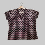 Cotton handblock short top