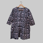 Cotton handblock(Bagru print) peplum top