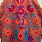 Parrot Jute Suzani jacket