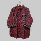 Cotton Ajrakh print shirt