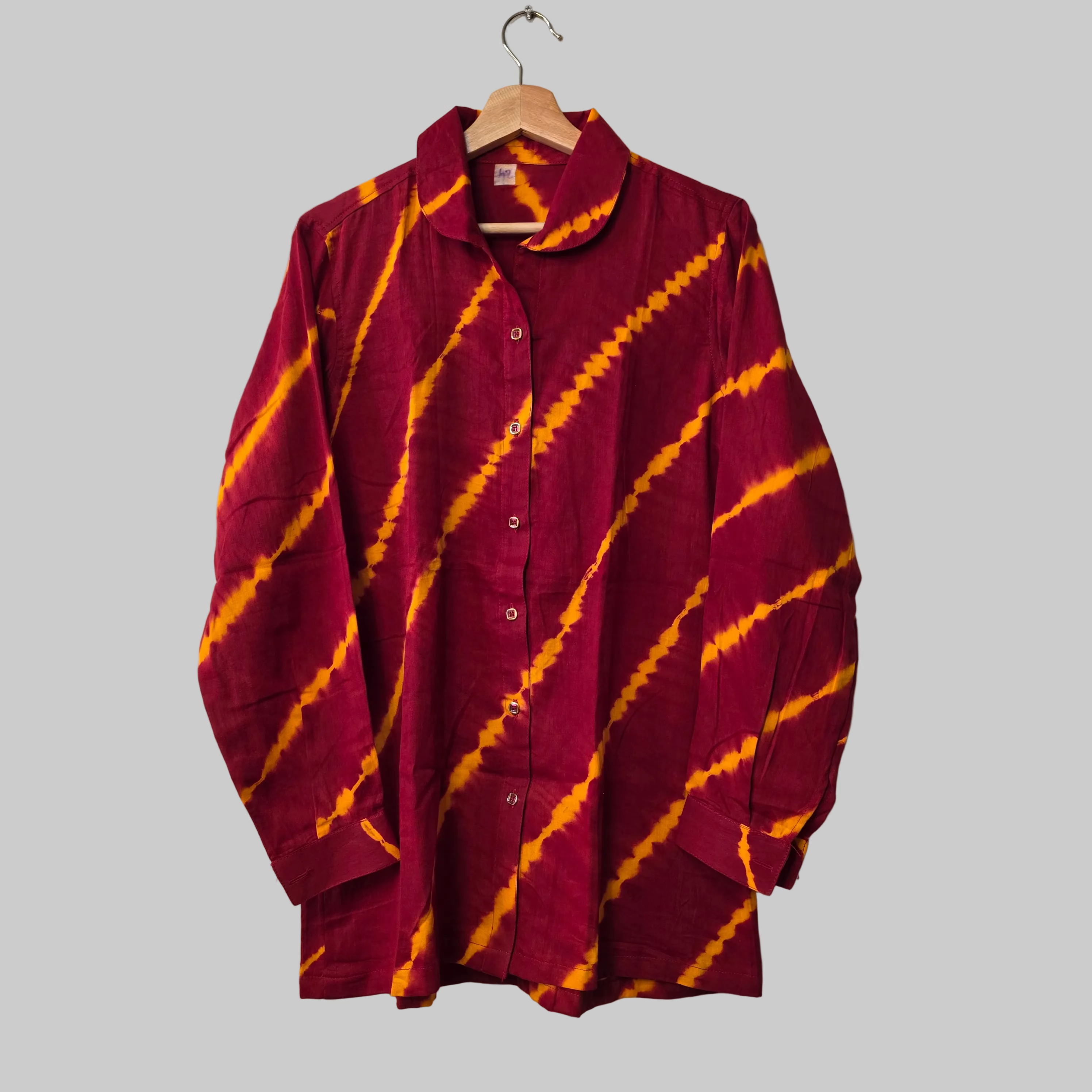 Red Lehariya(waves) Shirt
