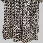 Handblock (Bagru print) Cotton Peplum dress