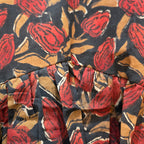 Cotton handblock(Bagru print) peplum top