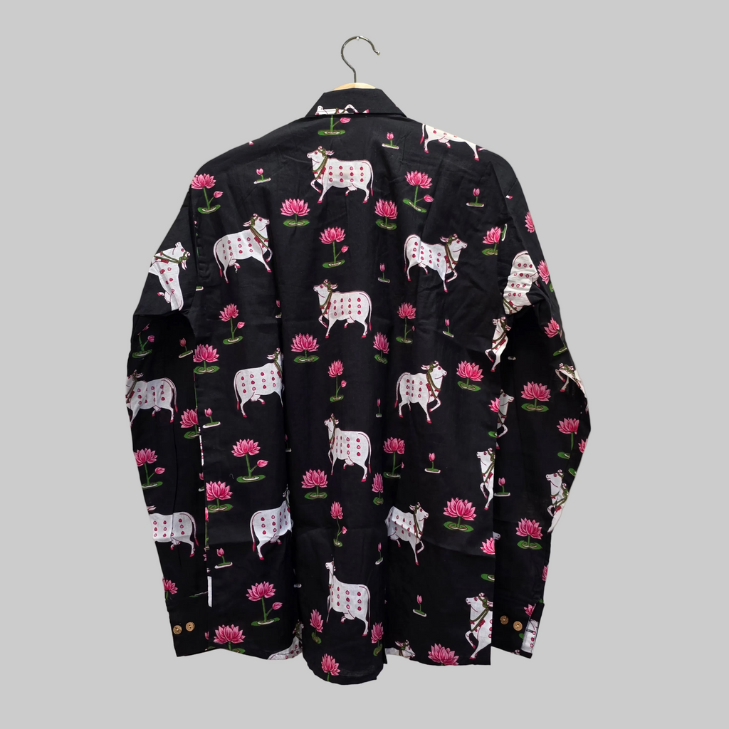 Cotton Handblock print shirt