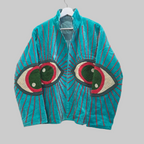Eyes Velvet Suzani jacket