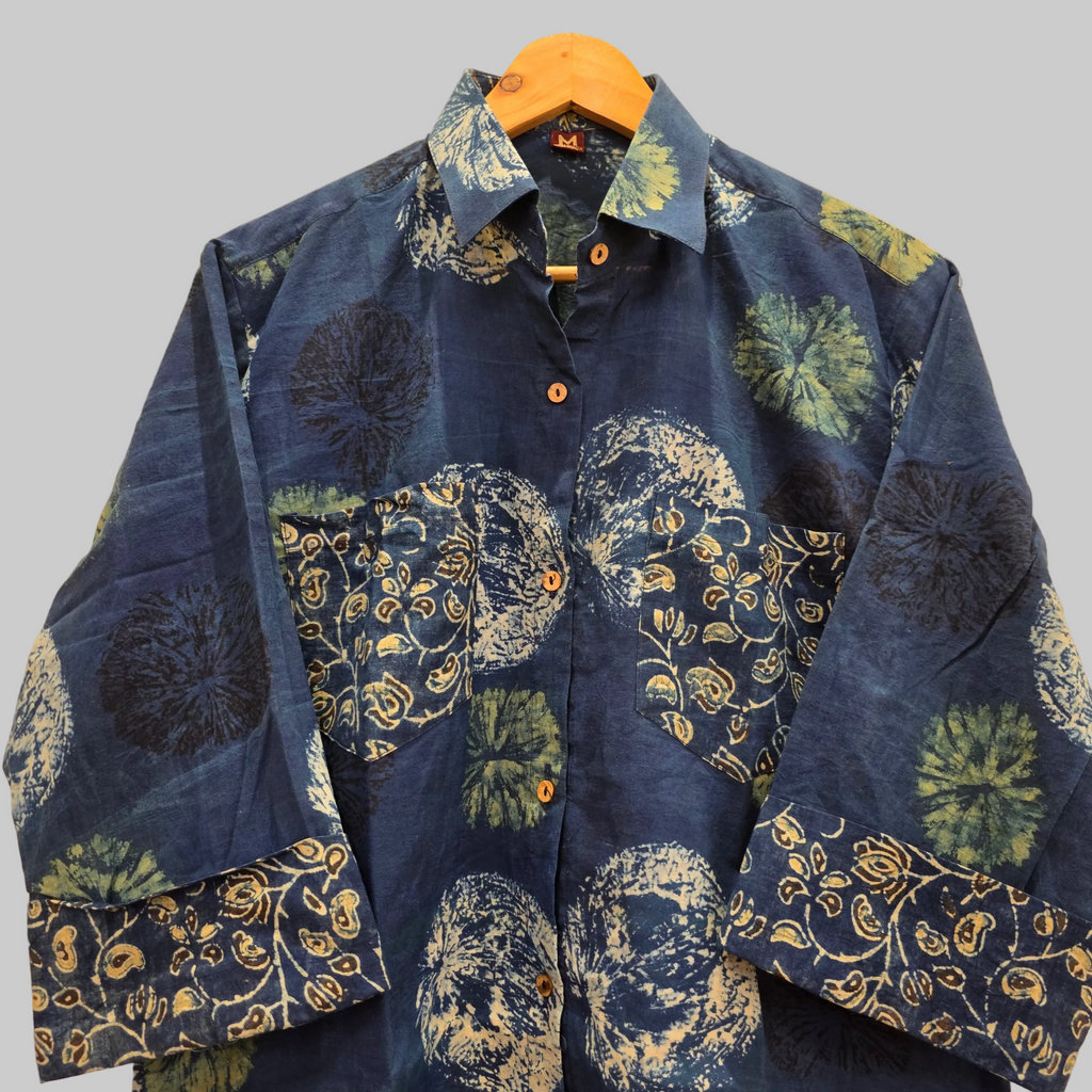 Cotton Ajrakh print shirt