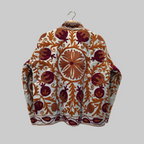 Pomegranate Velvet Suzani jacket