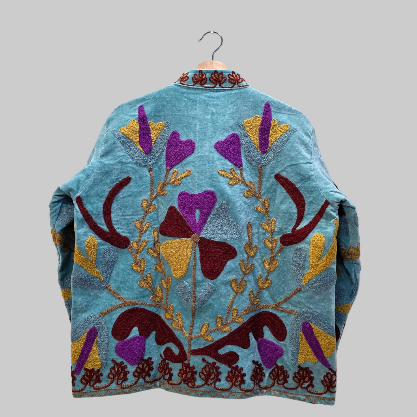 Wild Flower Velvet Suzani jacket