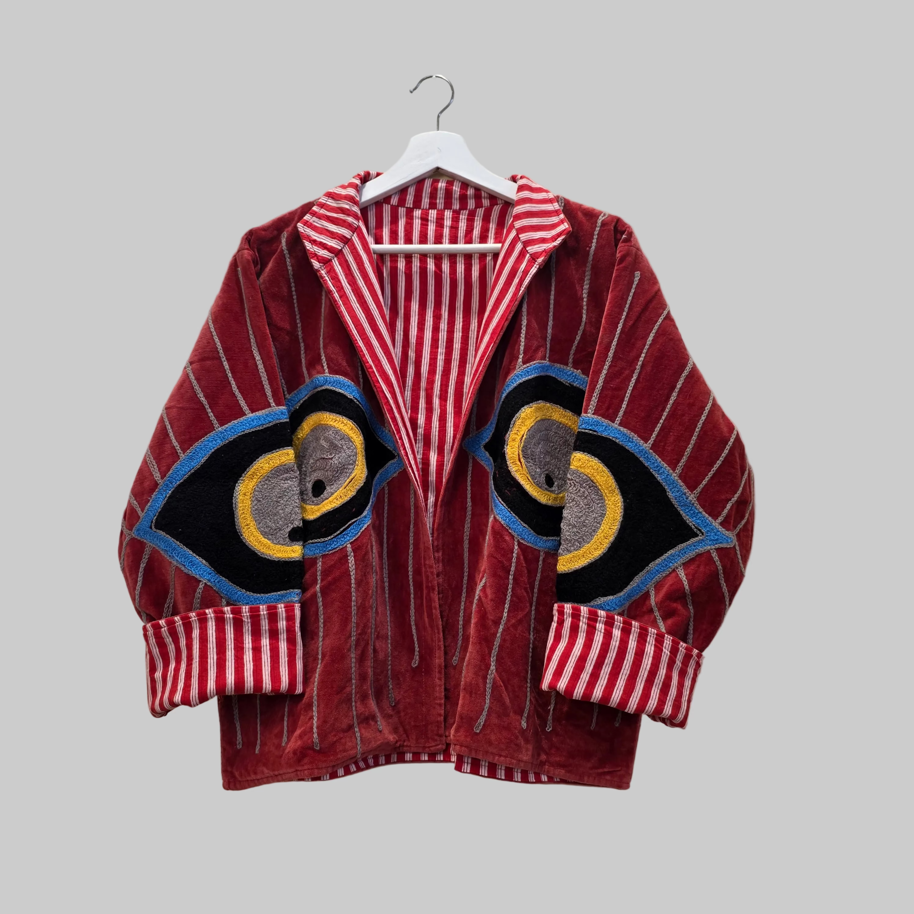 Eyes Velvet Suzani jacket