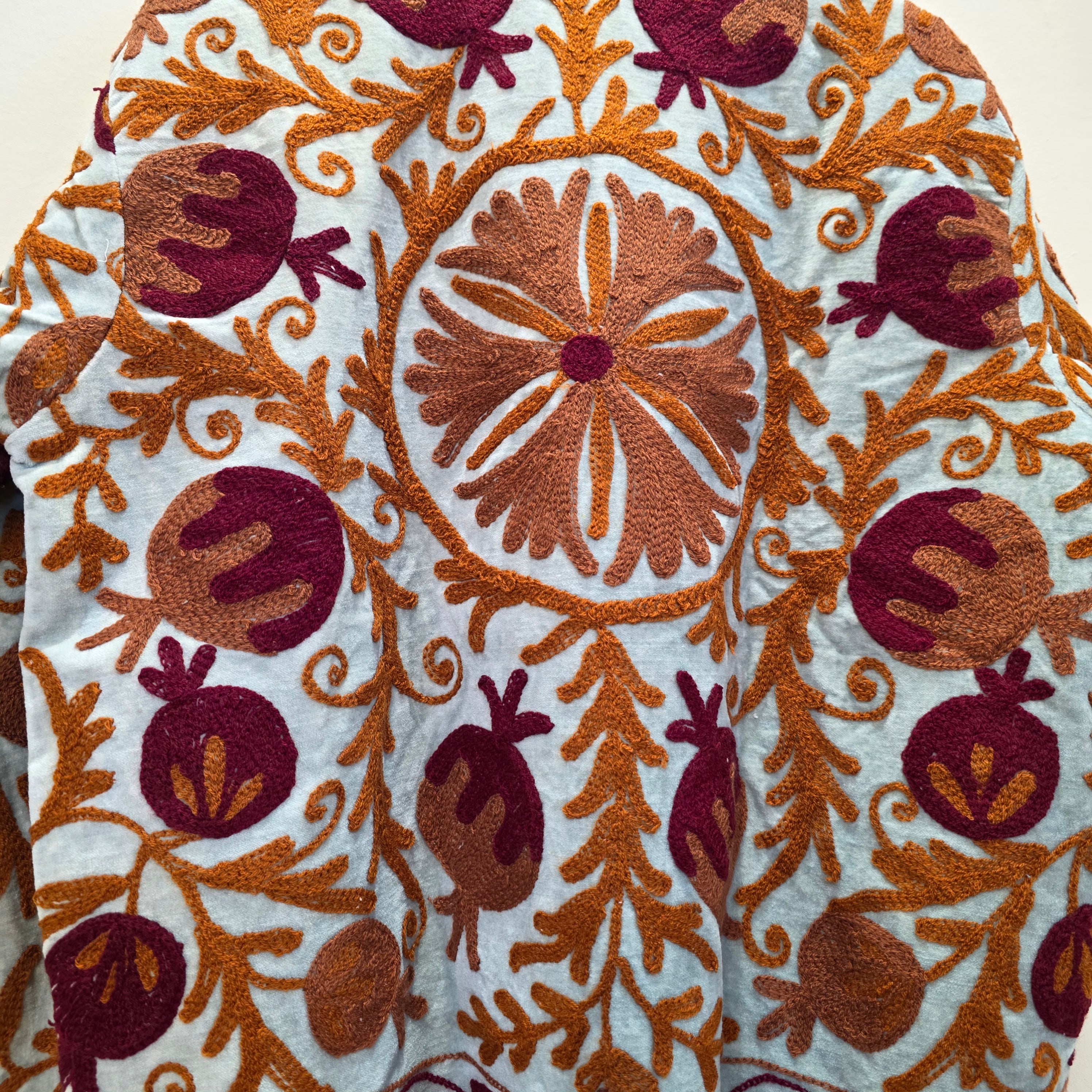 Pomegranate Velvet Suzani jacket