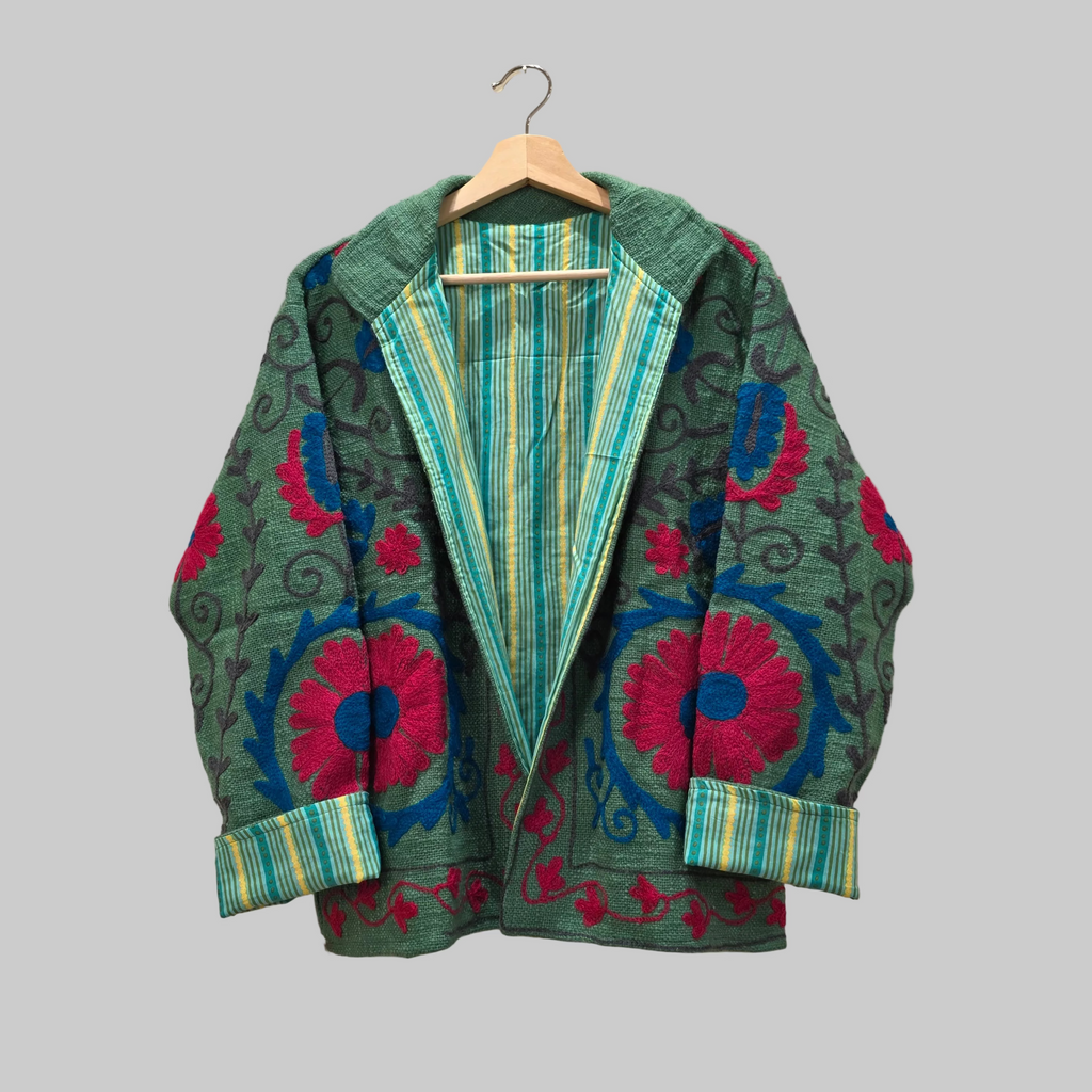 Chakra Jute Suzani jacket