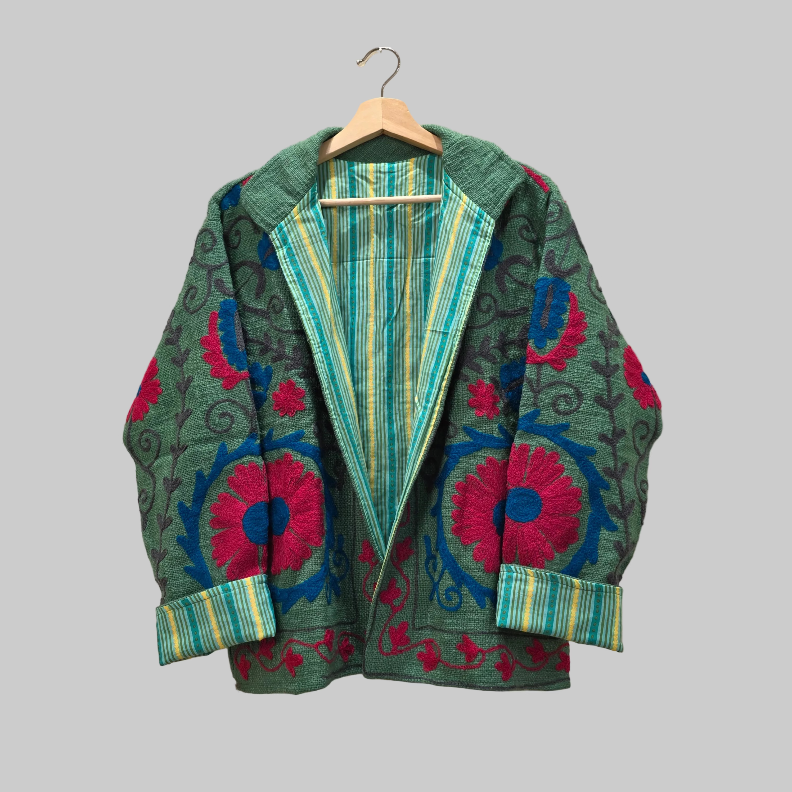 Chakra Jute Suzani jacket
