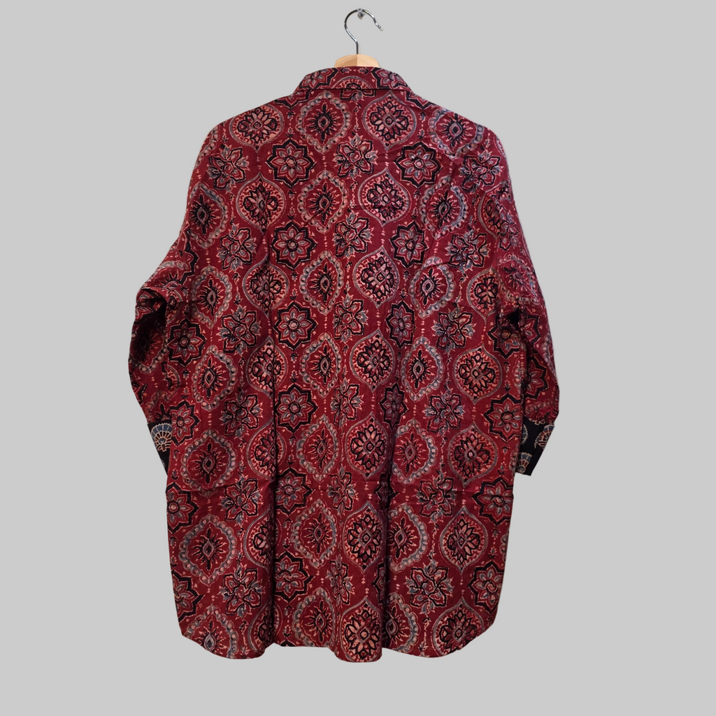 Cotton Ajrakh print shirt