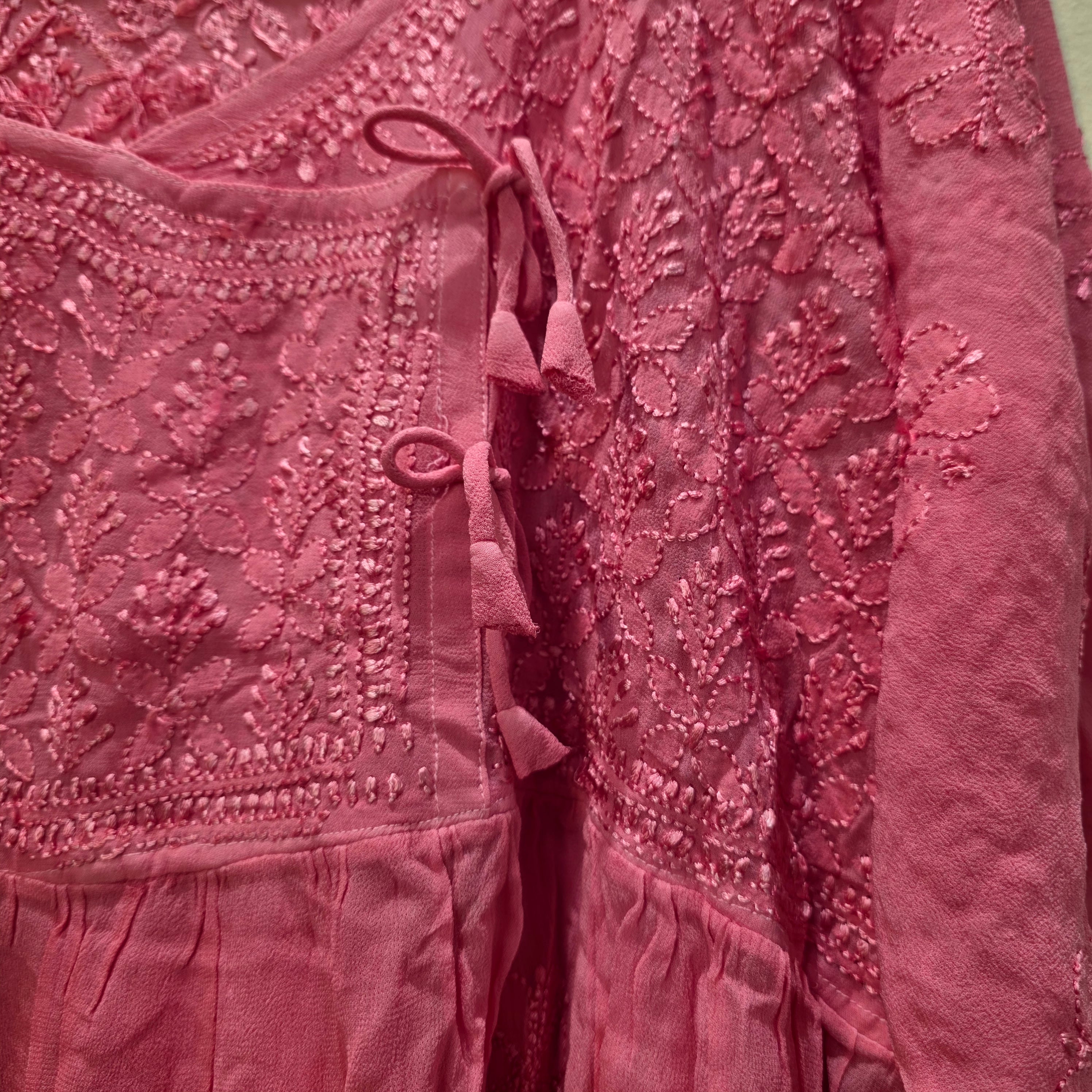 Chikankari short kurti/Top