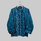 Cyan Bandhani Shirt