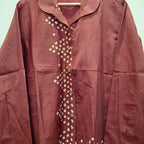 Rust Bandhani Shirt