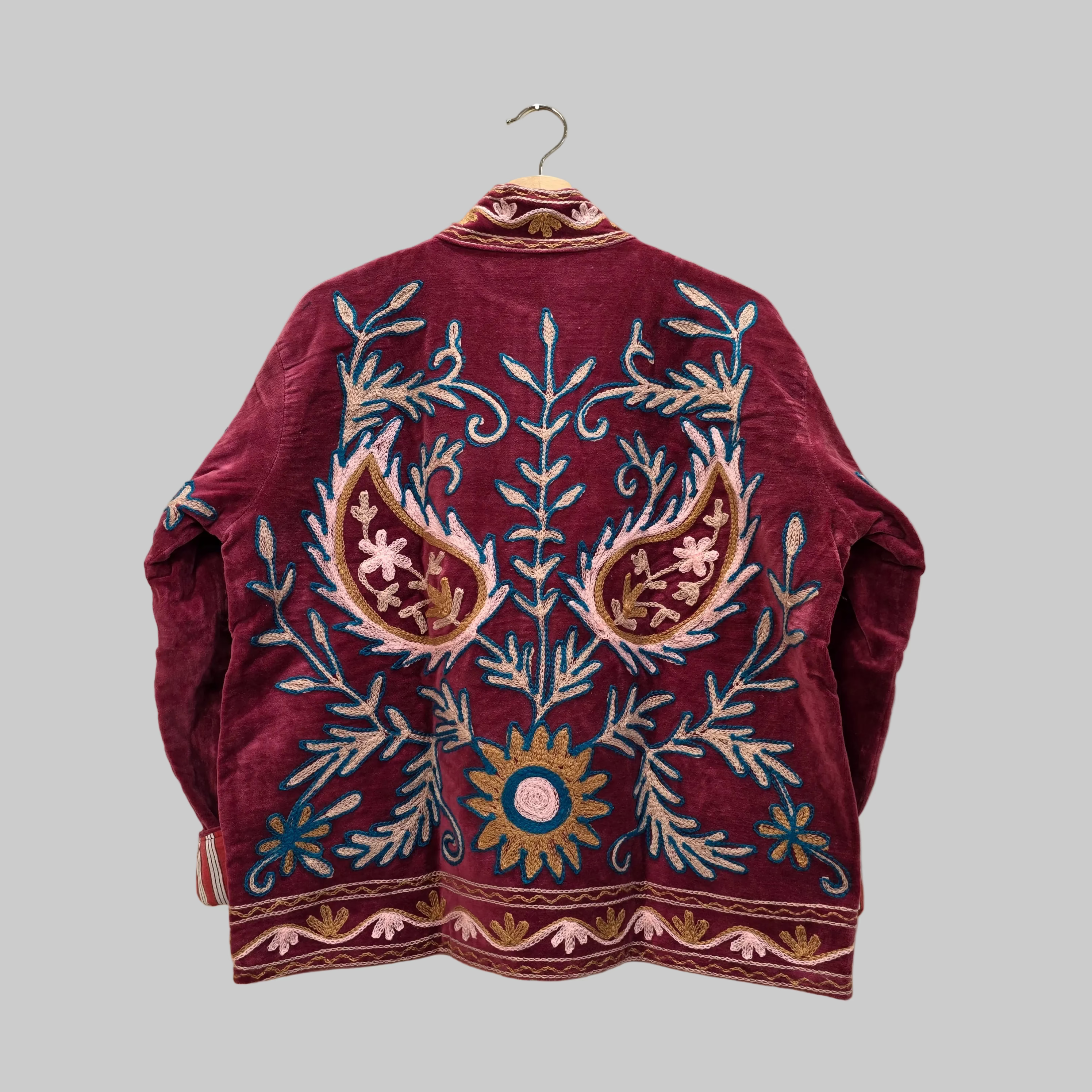 Mango Velvet Suzani jacket