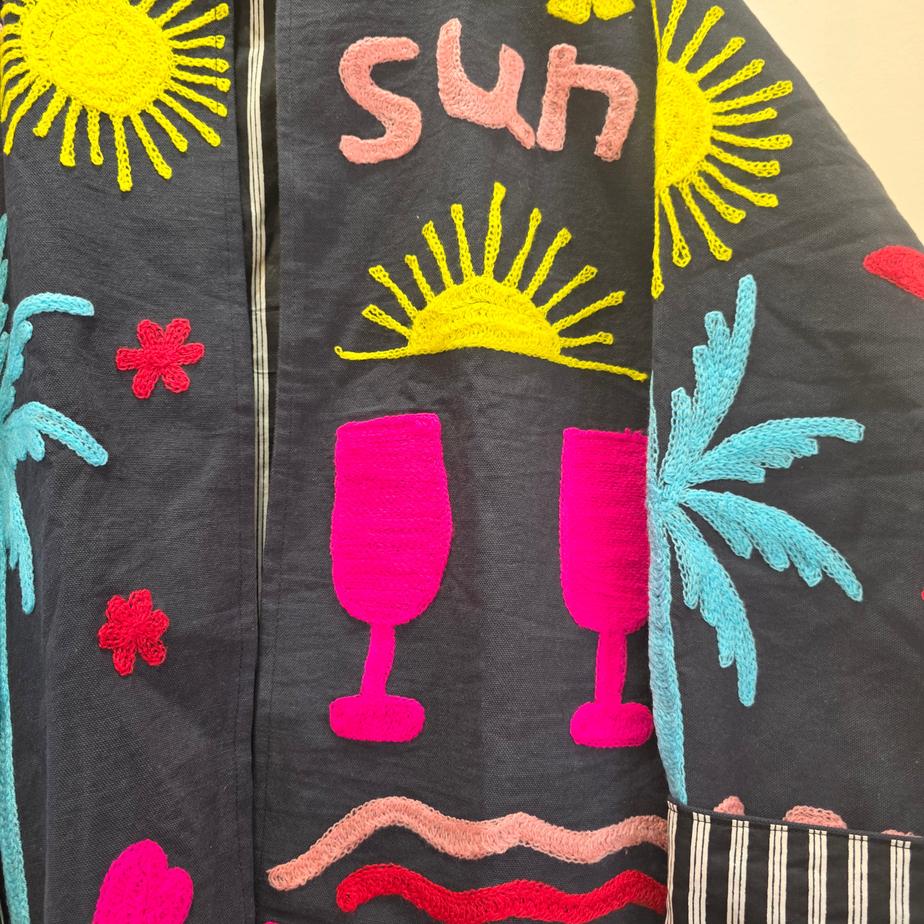 Sunset Cotton Suzani jacket