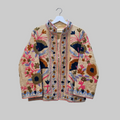 Flower Jute Suzani jacket